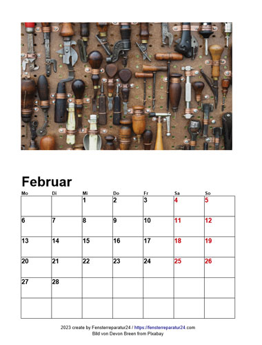 Kalender zum Ausdrucken